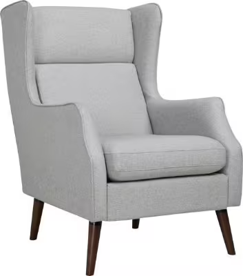 Křeslo ušák šedý, designový z XXXLutz -nový