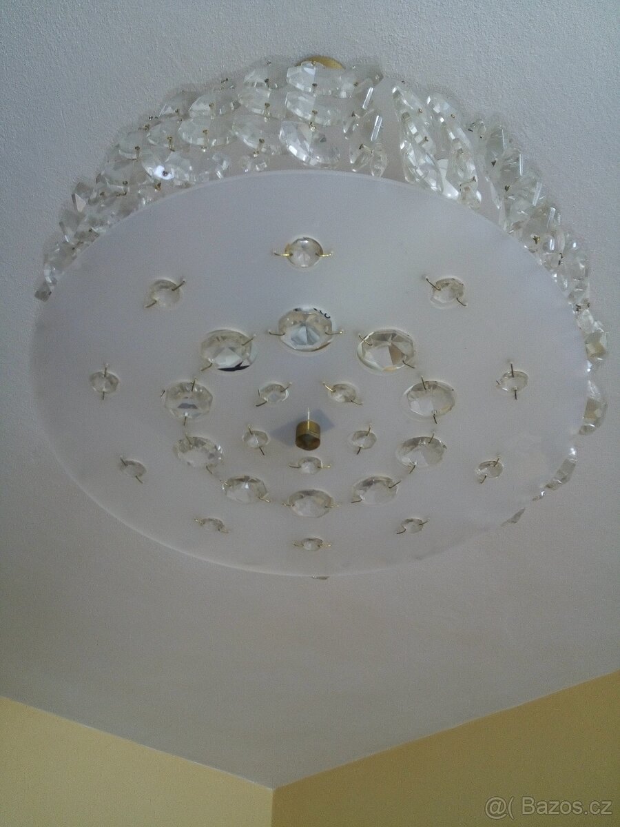 Křišťálový lustr 2 kusy
