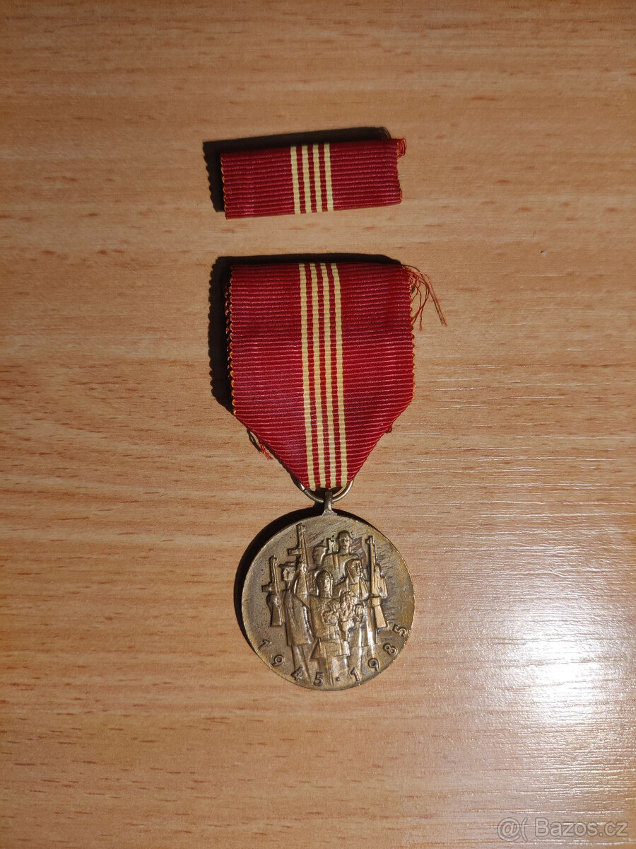 Medaile 40. výročí osvobození Československa SSSR