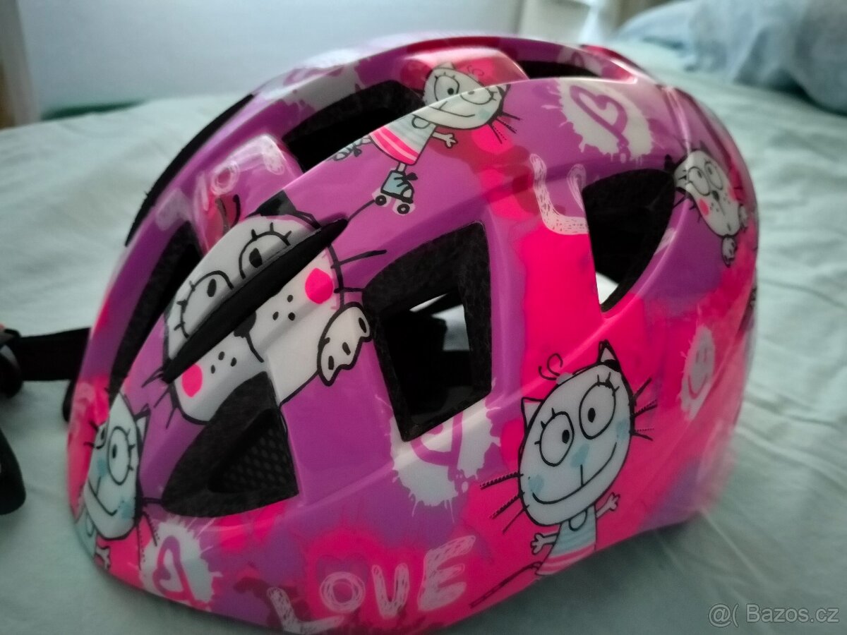 Cyklistická přilba Etape Kity růžová