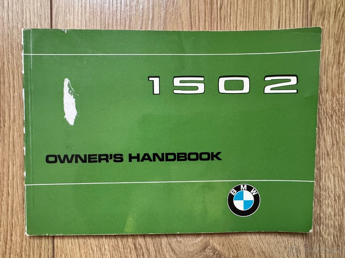 BMW E10 1502 originální návod k obsluze