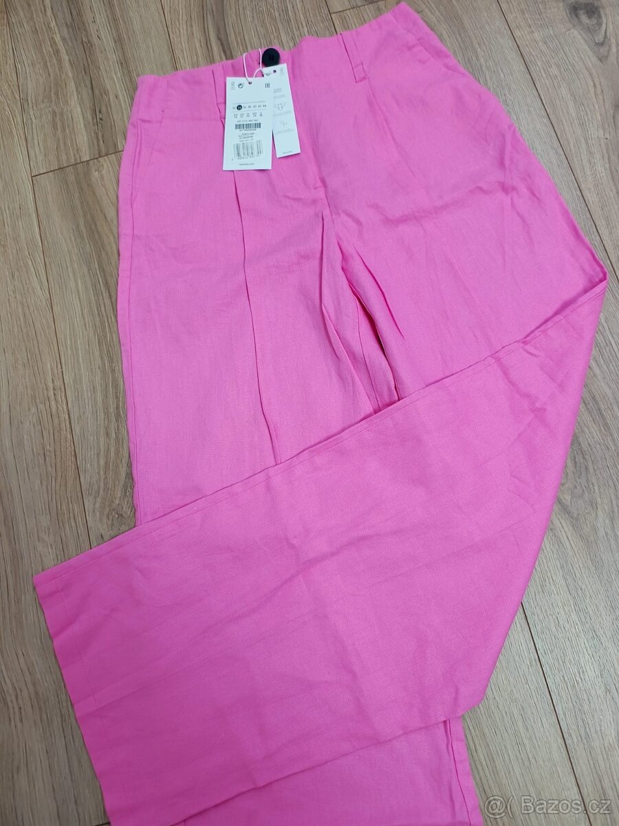 Nové široké kalhoty Bershka vel.34
