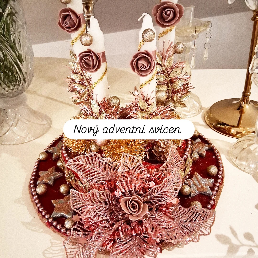 Luxusní vánoční svícen