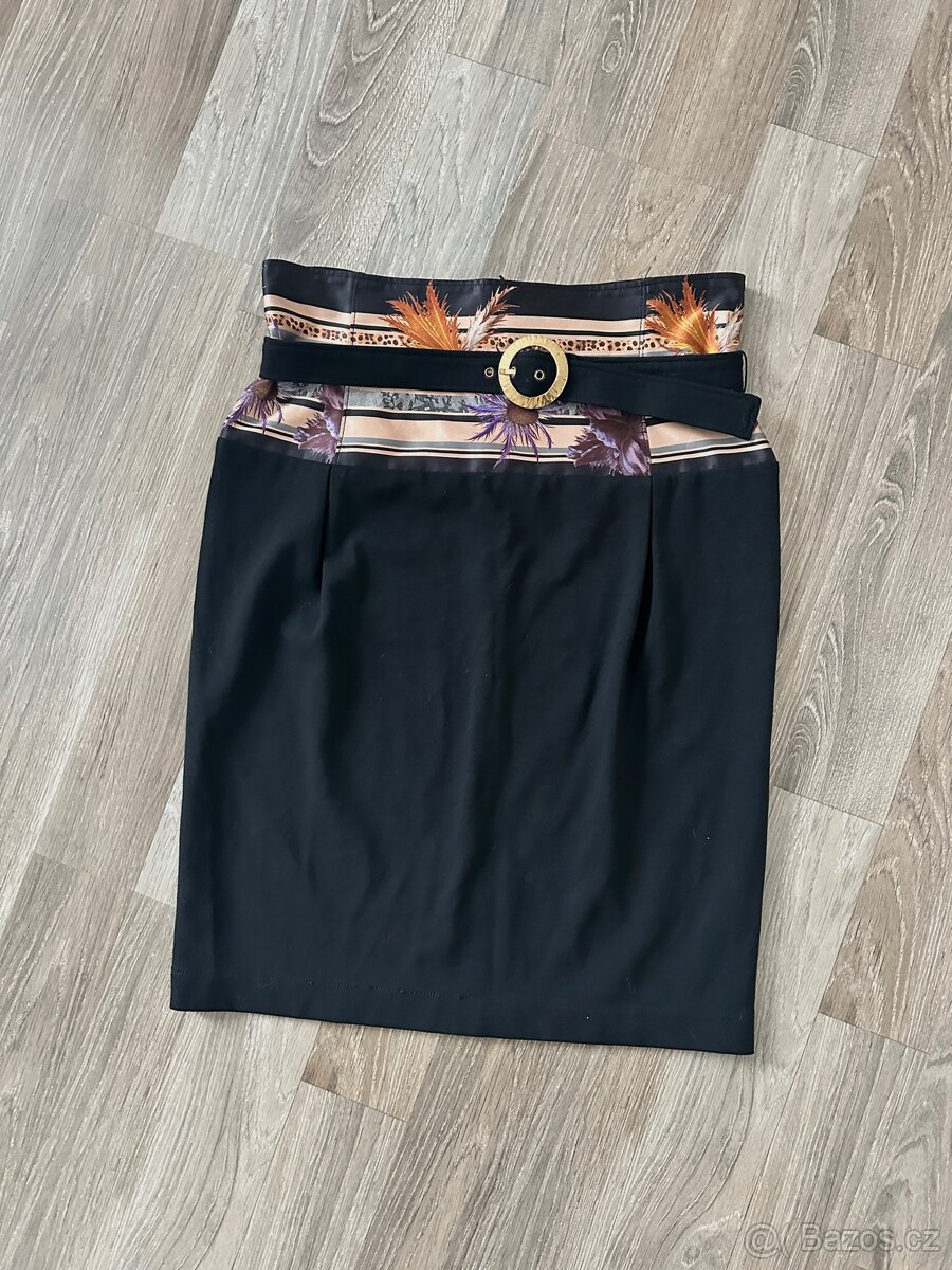 pouzdrová sukně Roberto Cavalli class vel XL z hedvabi