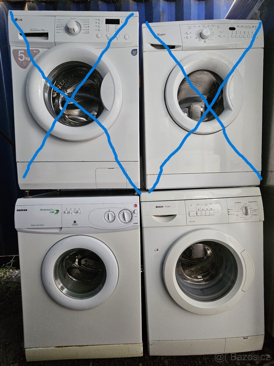 Pračky použité