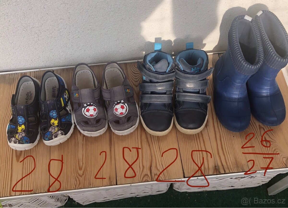 Boty kluk 28 (zdravotní bačkory, celoroční boty)