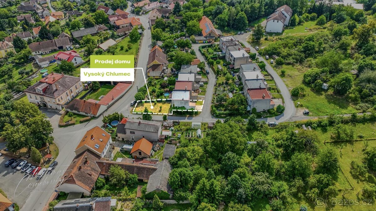 Řadový rodinný dům k rekonstrukci s výhledem na hrad Vysoký 