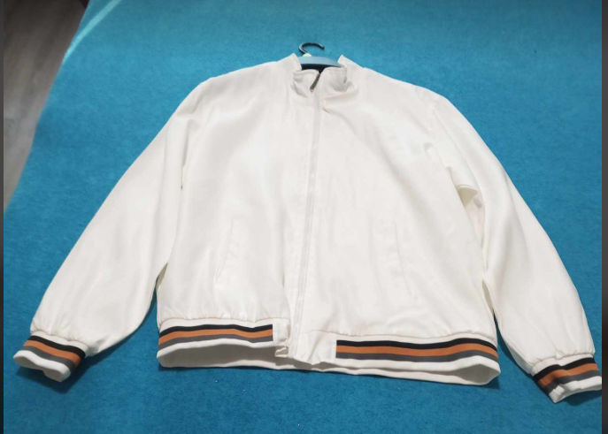 Jarní pánská bílá bunda vel. 2 XL