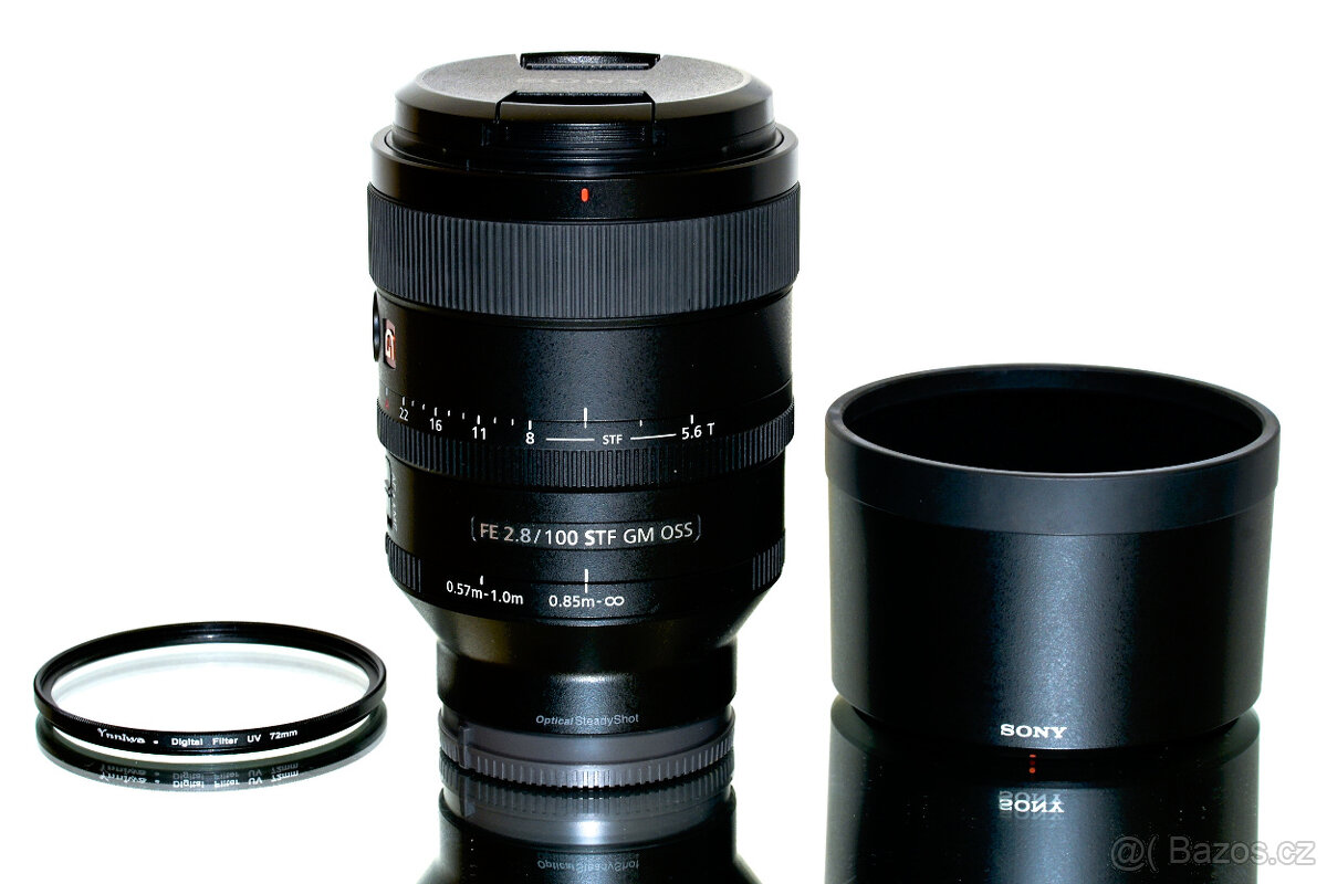 Sony FE 100mm f/2,8 STF GM Makro + UV filtr TOP STAV