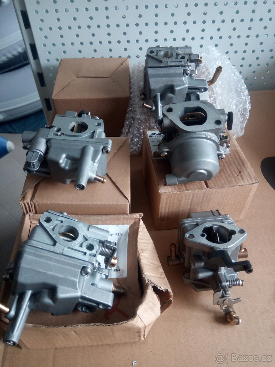 Lodní motory Karburátory Yamaha 2,5-15 + vrtule NOVÉ