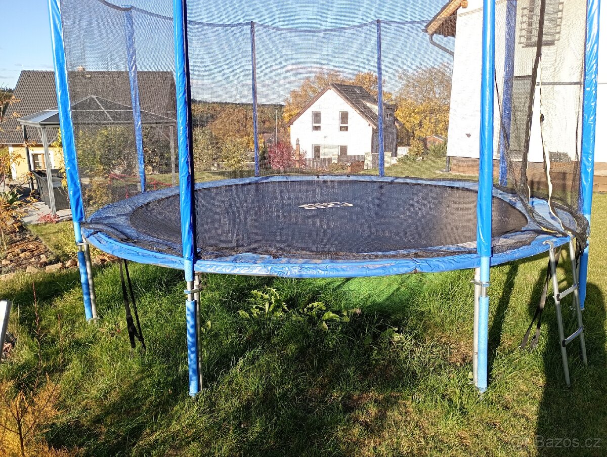 Trampolina goodjump 4upvc 400cm, včetne náhradních dilu