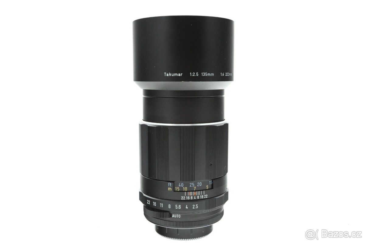 objektiv Asahi SMC Takumar 135mm f/2.5 pro závit M42