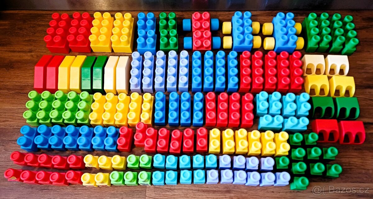 Velká plastová stavebnice Wader - Middle Blocks