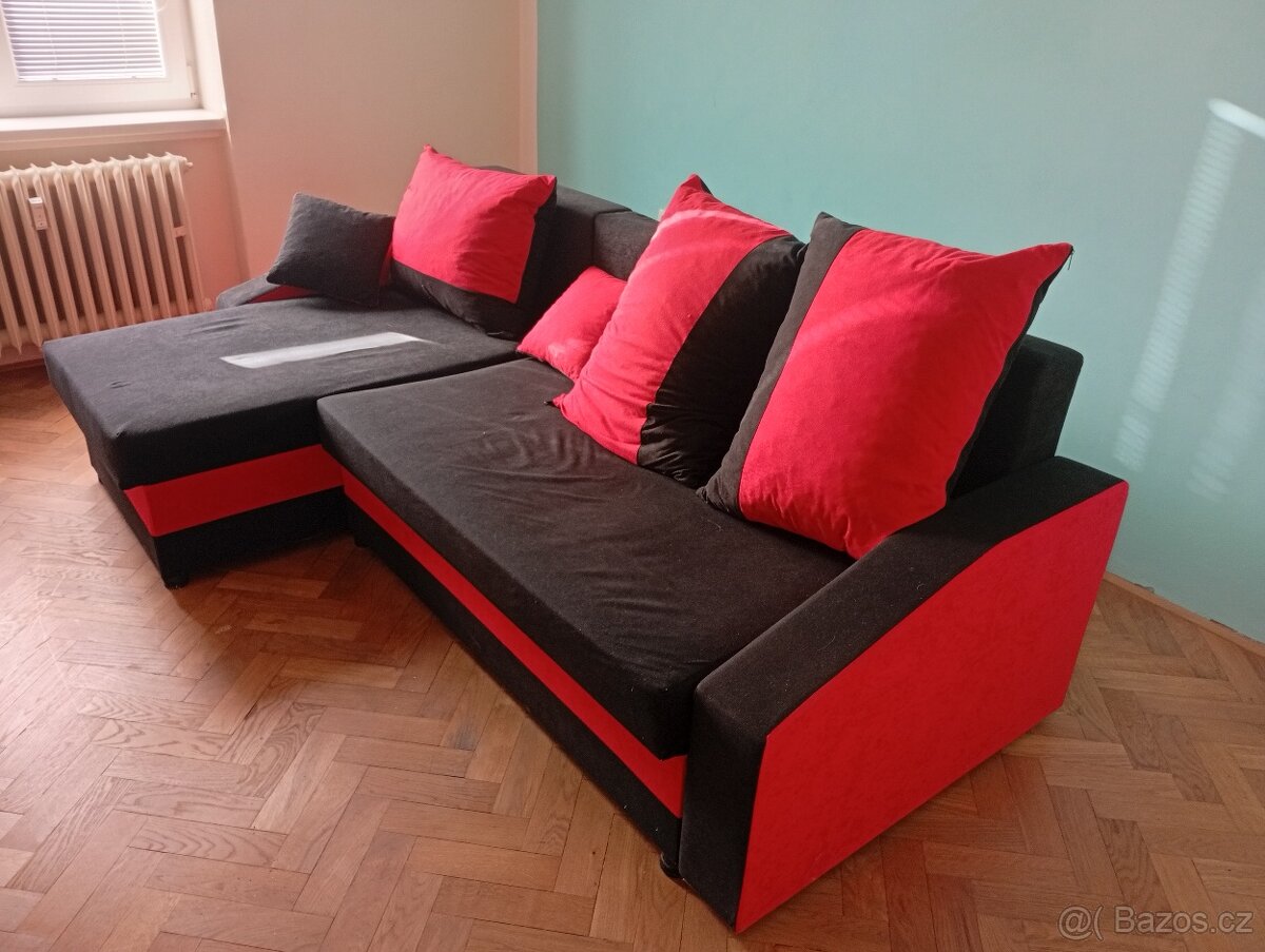 Rozkladaci rohová sedacka