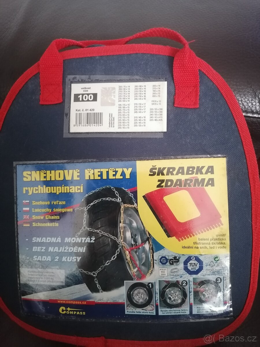 Sněhové řetězy rychloupínací