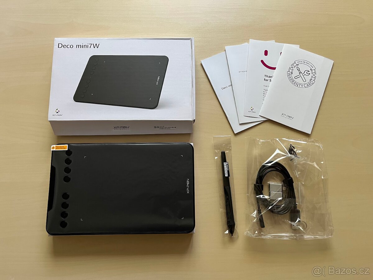 Grafický Tablet Deco Mini 7W - Kompletní balení - TOP Stav