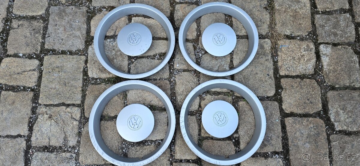 Středové pokličky + límce VW 14" + origo plechy