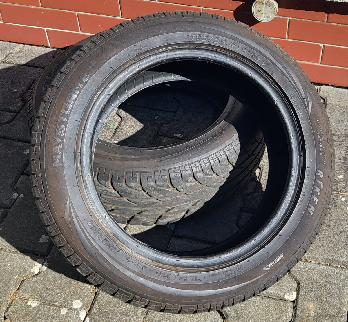 2 kusy letních pneu Riken Maystorm 2 b2 195/55 R15 85V