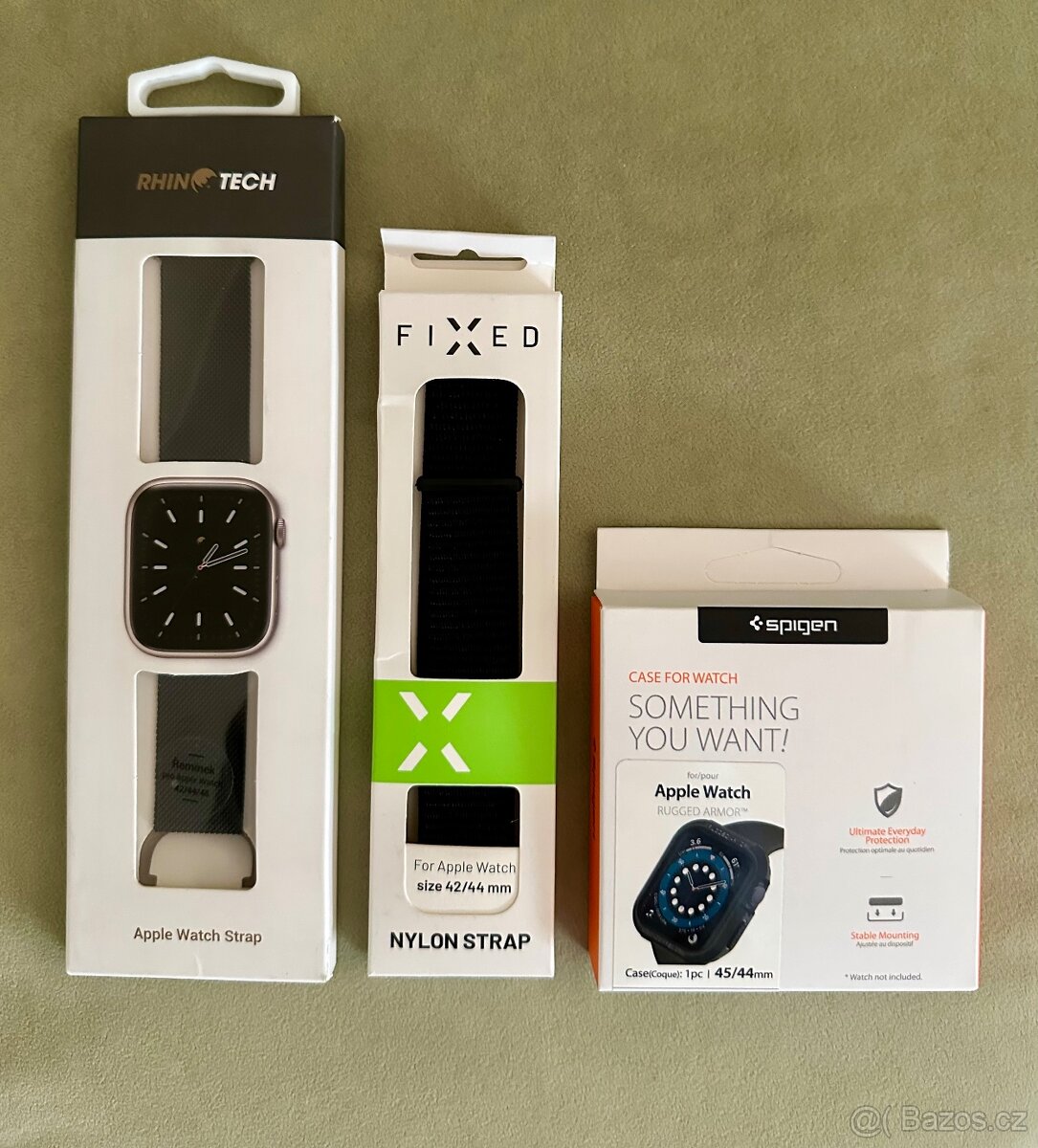 Apple Watch 44/45 mm - 2x řemínek, 1x pouzdro - nové