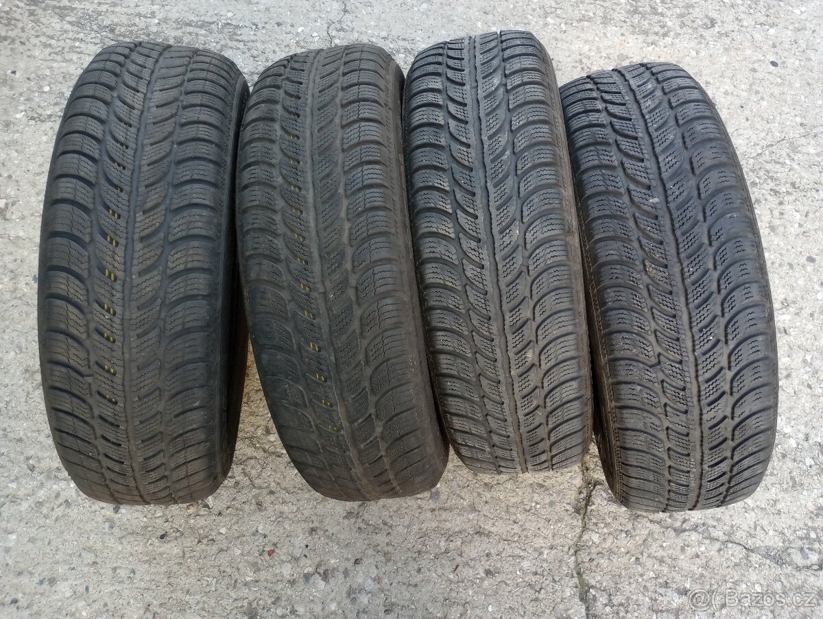 Pneu 4 ks zimní SAVA 175/65 R 15 - použité