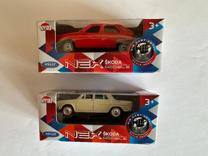 Modely Škoda 2 x zcela nové 1:60