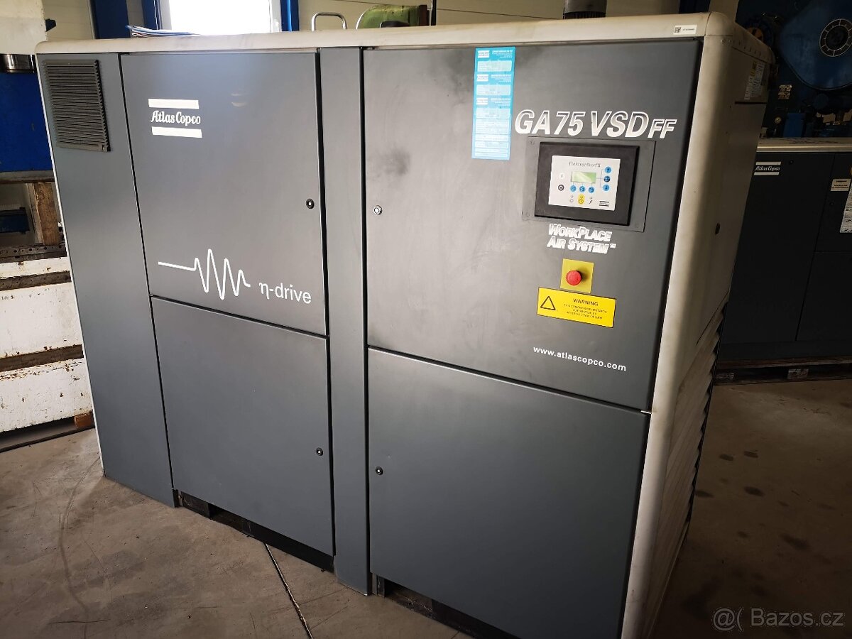 Kompresor Atlas Copco GA 75 VSD FF