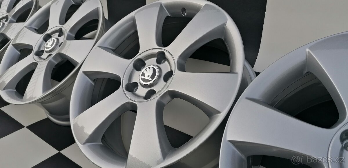 Alu kola 5X112 ,18,Superb,Octavia,Karoq - TOP STAV