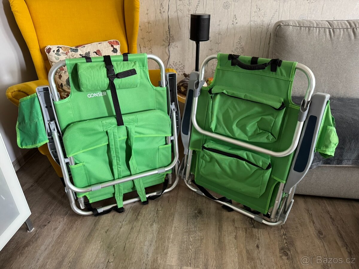 2 x kempinkové lehátko / křeslo