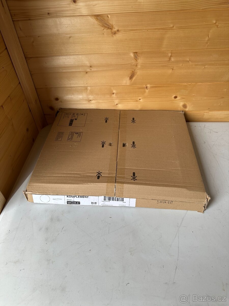 IKEA KOMPLEMENT Výsuvný podnos, bílá, 50x35 cm