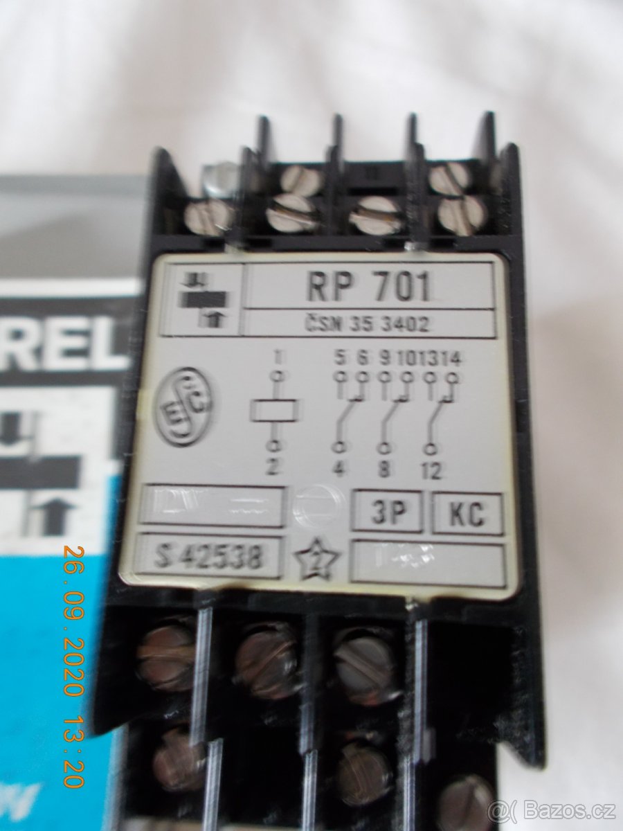 Relé přepínací RP 701