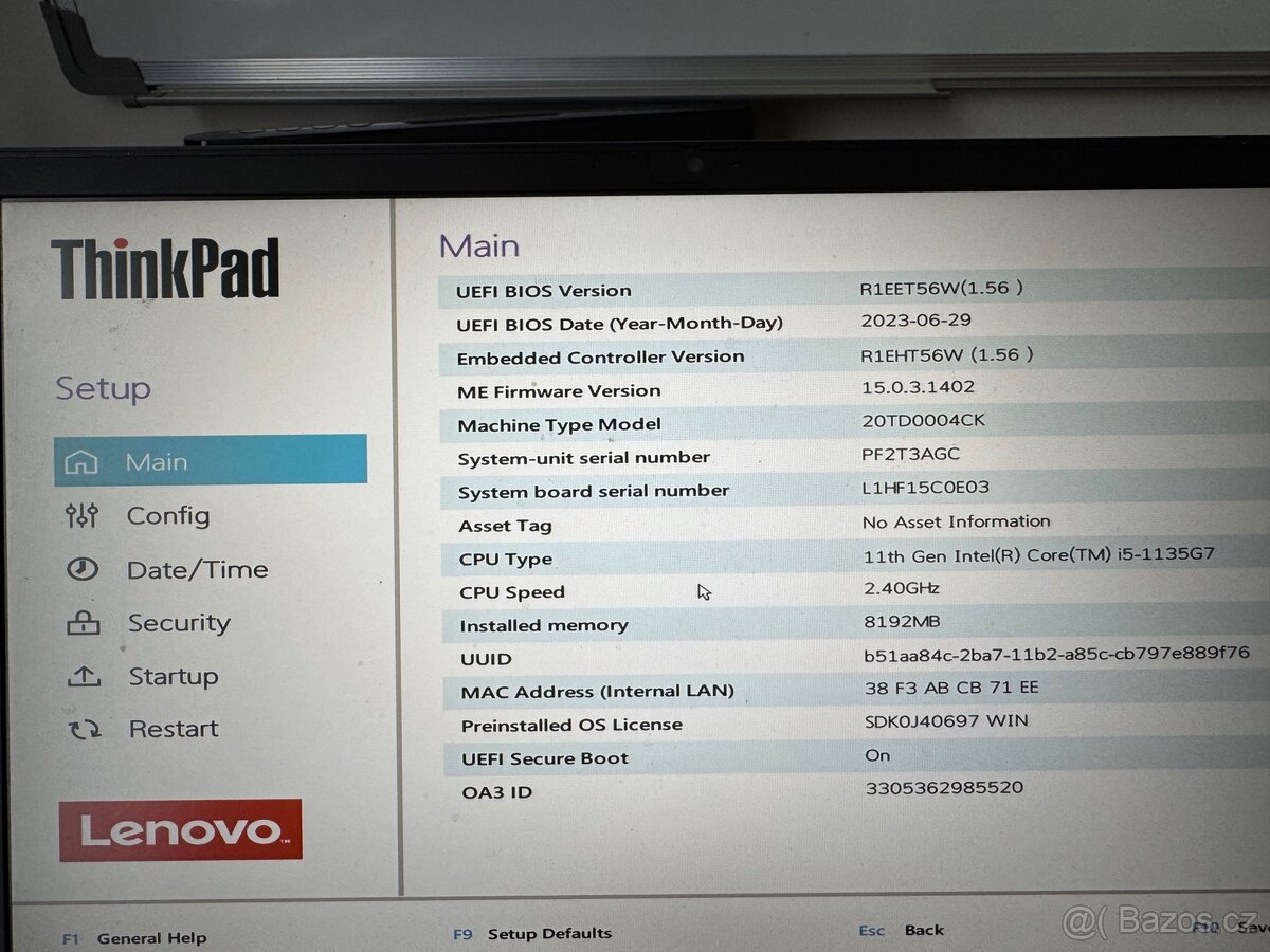 Ntb Lenovo ThinkPad E15 gen 2 - i5 1135G7