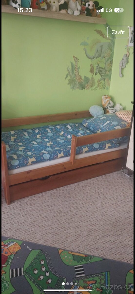 Dětská postel s úložným prostorem