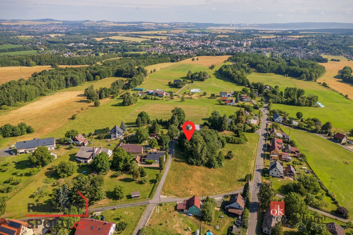 Prodej, pozemky/bydlení, 1100 m2, Hrádek nad Nisou, Liberec 