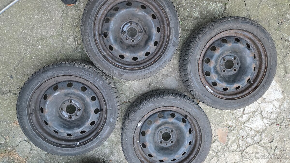 Ford Fiat kola 4x98 6JxR15 zimní 195/50/15