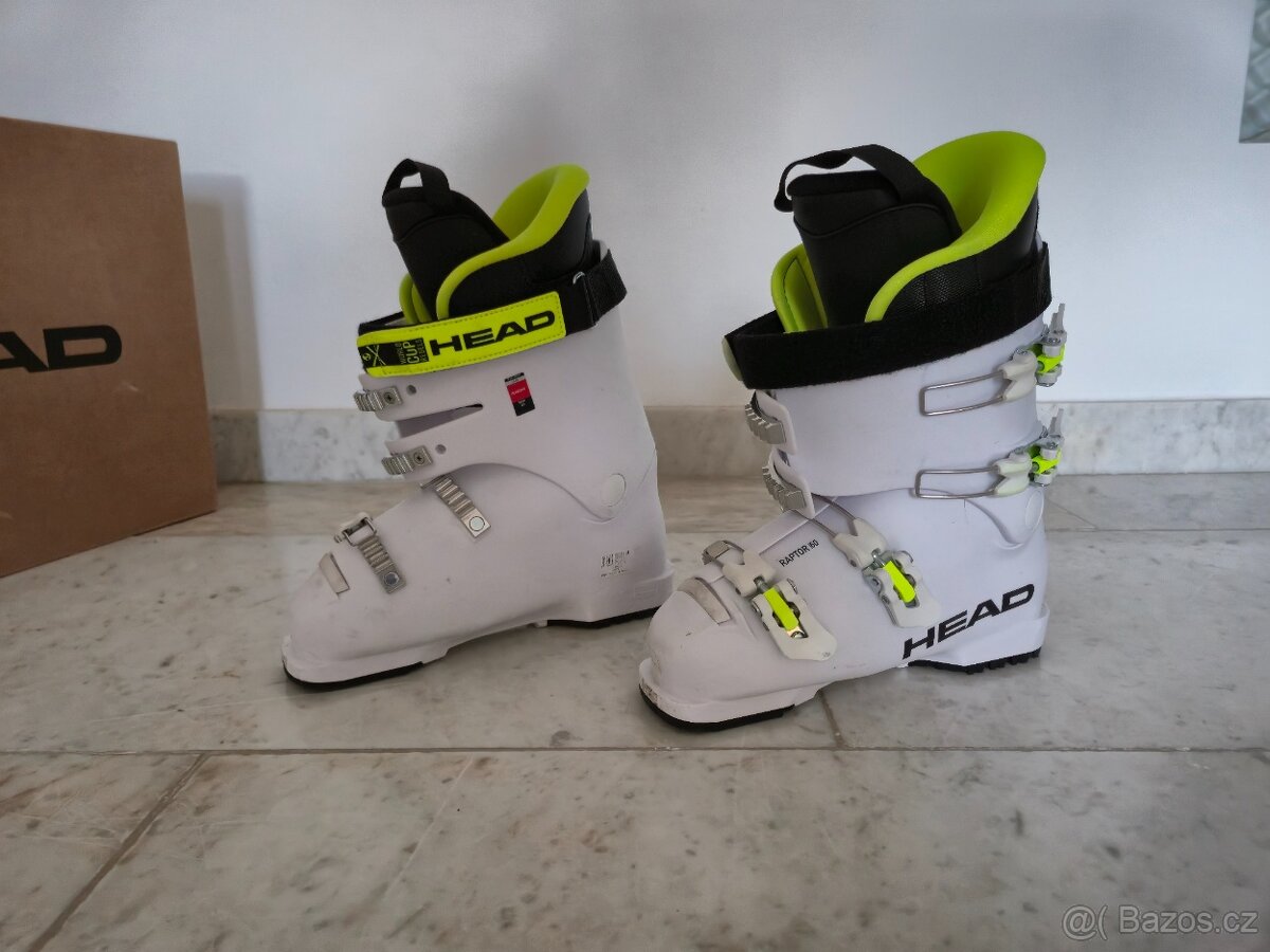 Juniorské lyžařské boty Raptor 60 White MP 255