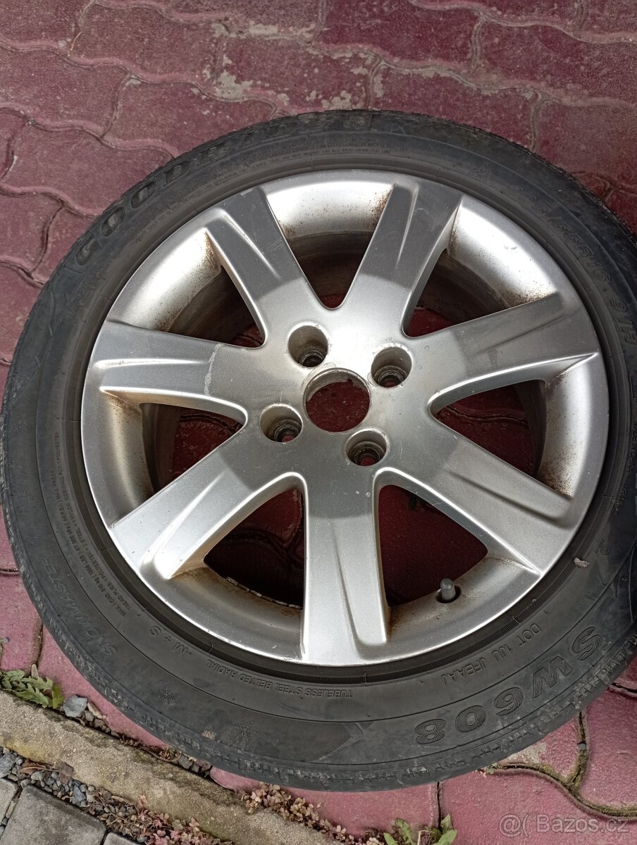 Alu disky Peugeot 7x16, 4x108, ET 32, stř. 65mm