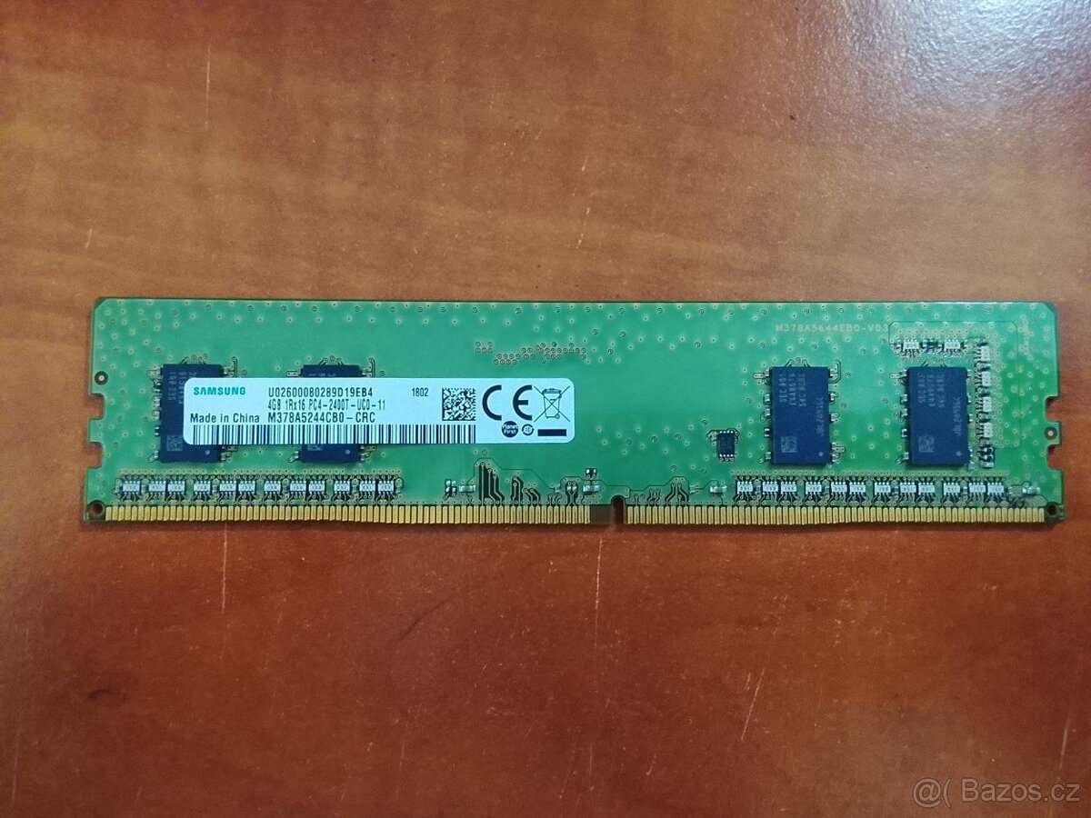 Paměť RAM do PC Samsung 4GB DDR4