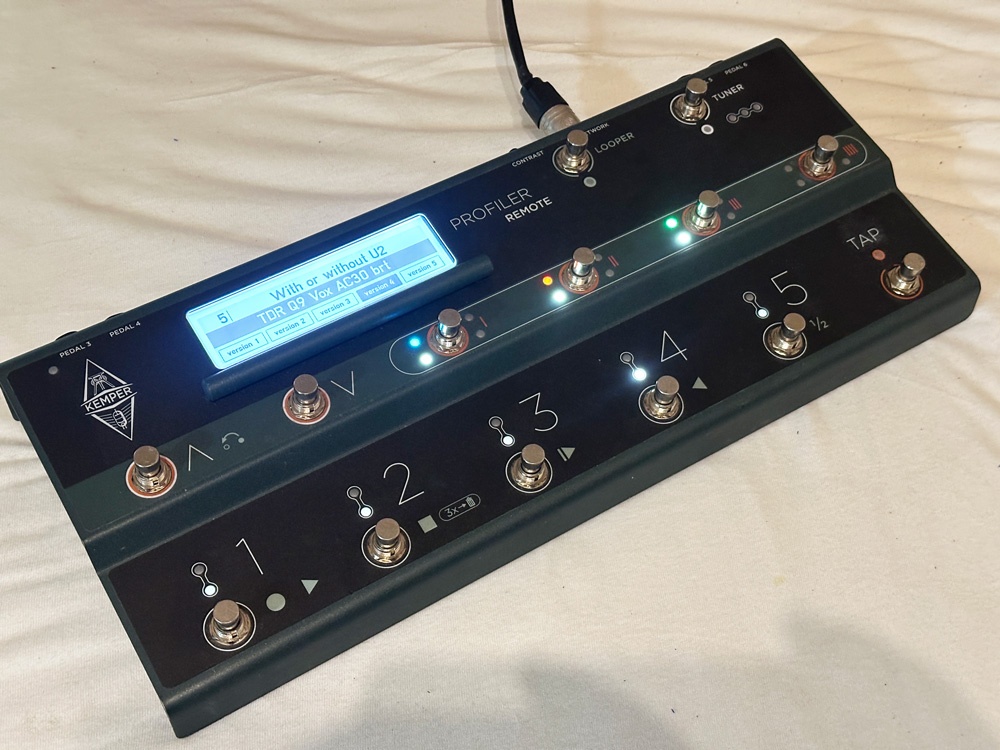 Kemper Profiler Remote orig. footswitch pre Kemper