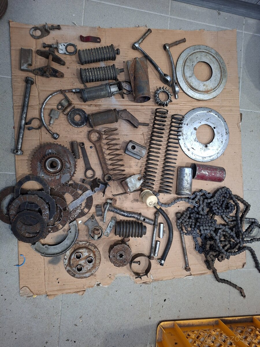 Jawa kyvacka 175, 250 - nahradni dily