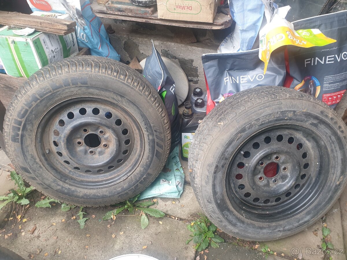 5 x 114,3 R16 pneu i ráfek 2x