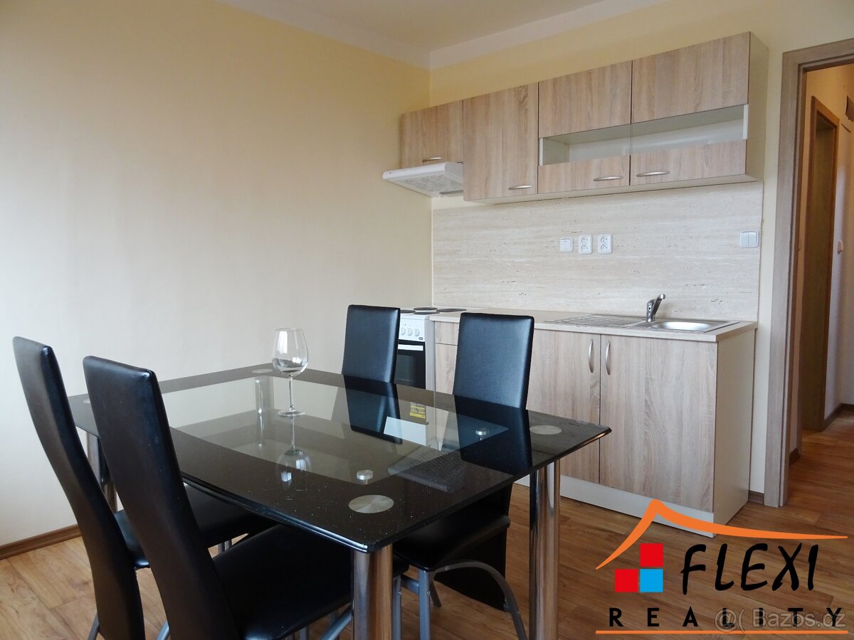 Pronájem částečně zařízeného bytu 1+1 s lodžií, 48m2, Moravs