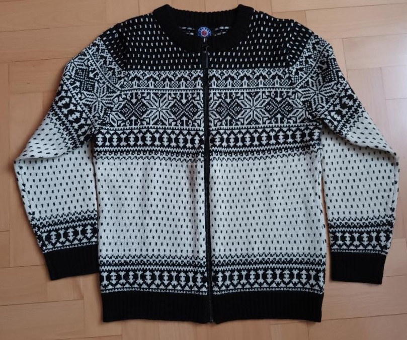 Svetr dámský ICEwear Martha vel. M, šedo-bílá