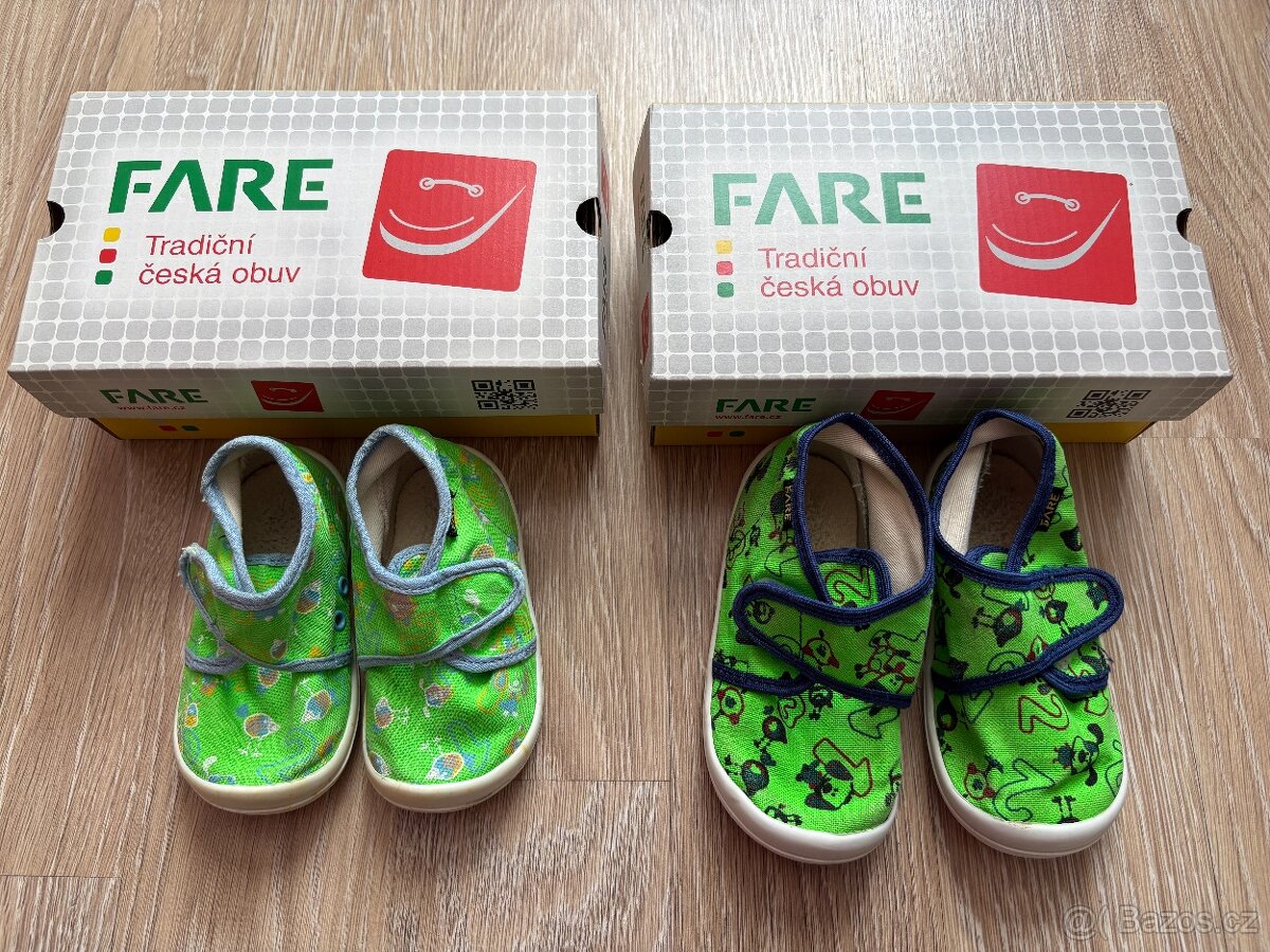 Bačkory barefoot - FARE