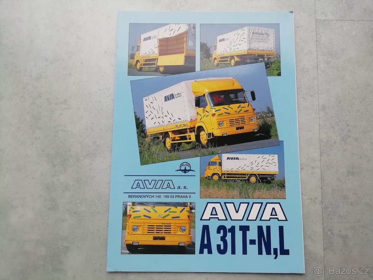 Avia A31T - N,L - katalog - doprava v ceně