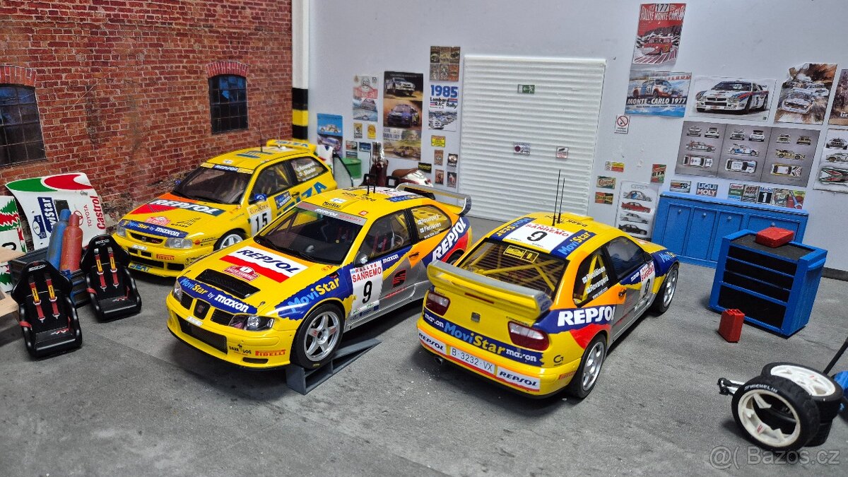 Seat Cordoba WRC rally model 1:18