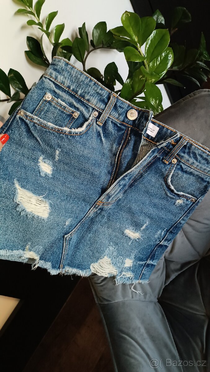 Džínová sukně Zara, vel XS/34