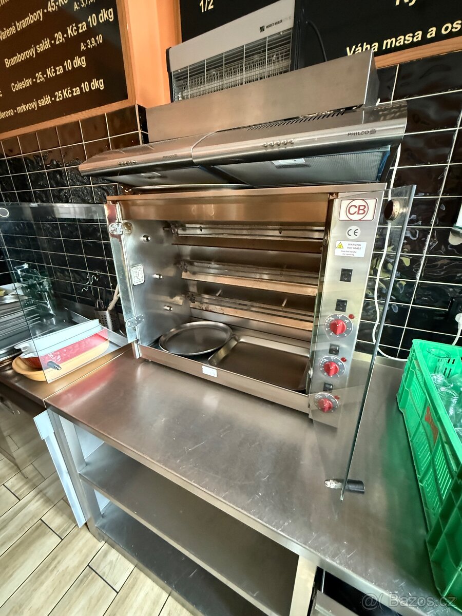 Elektrický gril na kuřata E-12P-S3