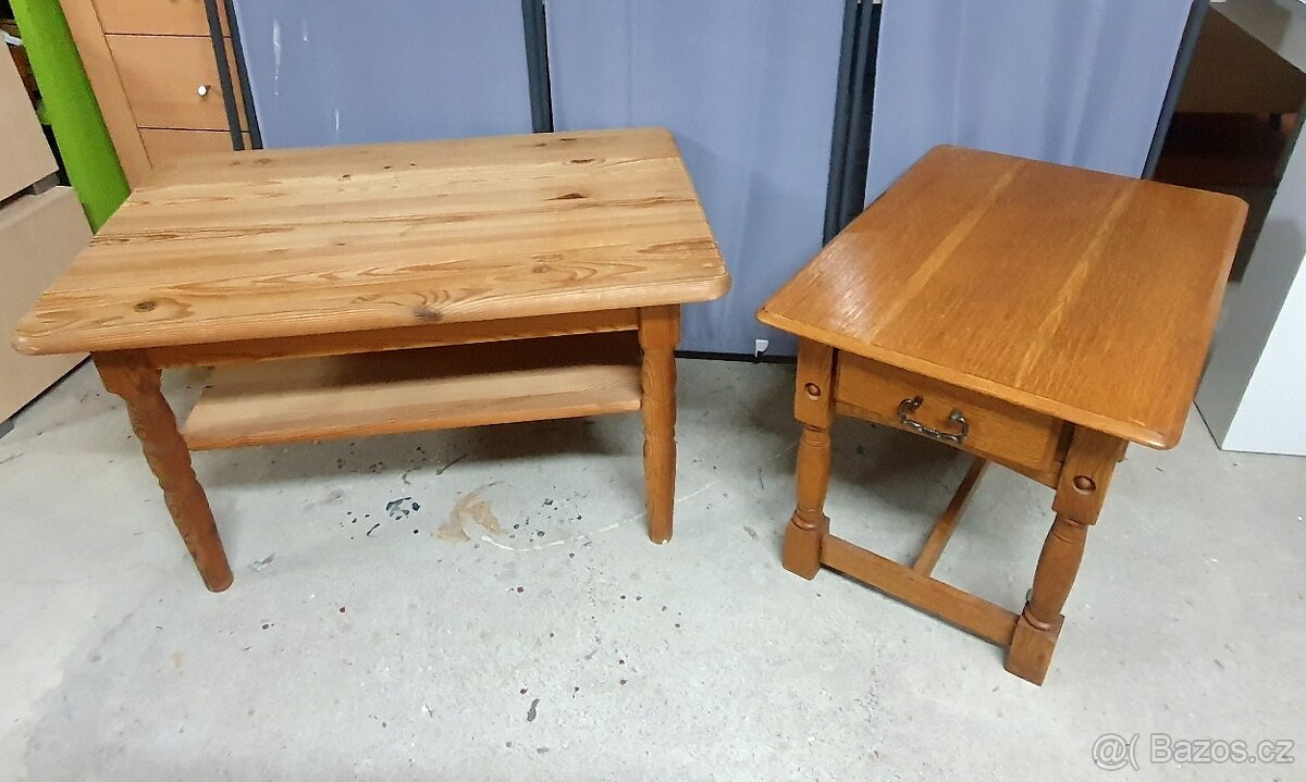 2 konferenční stolky
