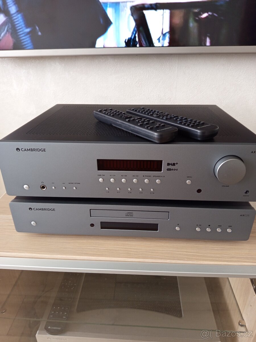 set Cambridge AXR100D a AXC25