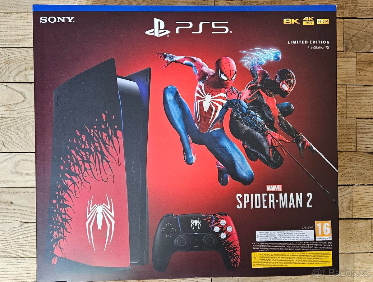 Playstation 5 Spider-Man 2 Limited s mechanikou - Zapečetěná
